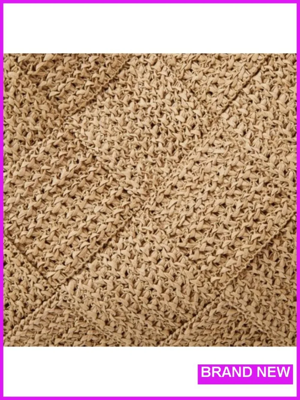 Straw Woven Hobo Beach Tote Shoulder Bag Large Capacity Travel Purse